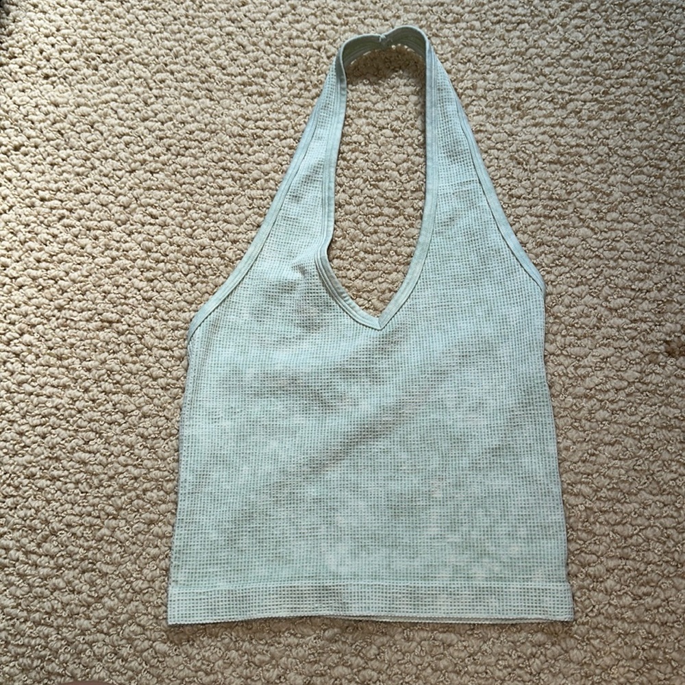 Light Green halter top Size Small